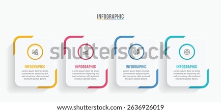 Vector infographic label design with circle infographic template design and 4-5-6 options or steps. Can be used for process diagram, presentations, workflow layout, banner, flow chart, info graph.