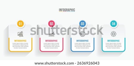 Vector infographic label design with circle infographic template design and 4-5-6 options or steps. Can be used for process diagram, presentations, workflow layout, banner, flow chart, info graph.