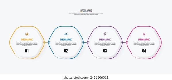 Vector Infographic label design with creative template design and 4-5-6 options or steps. Can be used for process diagram, presentations, workflow layout, banner, flow chart, info graph.