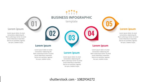 Vector Infographic label design with icons and 5 options or steps. Infographics for business concept. Can be used for presentations banner, workflow layout, process diagram, flow chart, info graph Vector Infographic label design with icons and 5 options or steps. Infographics for business concept. Can be used for presentations banner, workflow layout, process diagram, flow chart, info graph