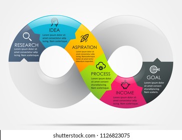 Vector Infographic label design with icons and 6 options or steps. Infographics for business concept. Can be used for presentations banner, workflow layout, process diagram, flow chart, info graph