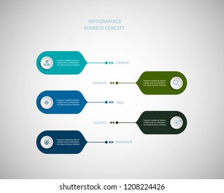 Vector Infographic label design with icons and 5 options or steps. Infographics for business concept that for presentations banner, workflow layout, process diagram, flow chart, info graph.