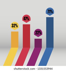 Vector Infographic label design with icons. Infographics for business concept. Can be used for presentations banner, workflow layout, process diagram, flow chart, info graph