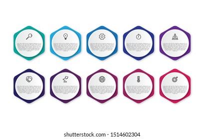 Vector Infographic label design with icons and 5 options or steps. Infographics for business concept. Can be used for presentations banner, workflow layout, process diagram, flow chart, info graph