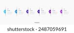 Vector Infographic label design template with icons and 6 options or steps. Can be used for process diagram, presentations, workflow layout, banner, flow chart, info graph.