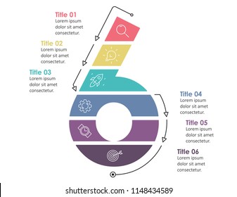 Vector Infographic label design template with icons and 6 options or steps. Can be used for process diagram, presentations, workflow layout, banner, flow chart, info graph. Vector Infographic label design template with icons and 6 options or steps. Can be used for process diagram, presentations, workflow layout, banner, flow chart, info graph.