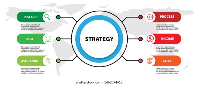 Vector Infographic label design template with icons and 6 options or steps. Can be used for process diagram, presentations, workflow layout, banner, flow chart, info