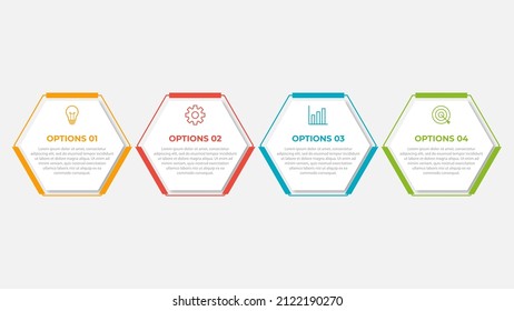 Vector Infographic label design template with icons and 4 options or steps. Can be used for process diagram, presentations, workflow layout, banner, flow chart, info graph.