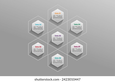 Vector Infographic label design template with icons and 4 options or steps.