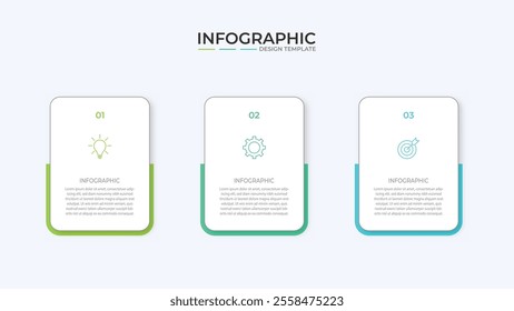 Vector Infographic label design template with icons and 3 options or steps. Can be used for process diagram, presentations, workflow layout, banner, flow chart, info graph