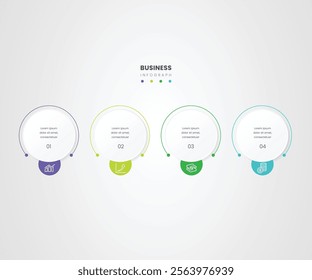 Vector Infographic label design template with icons and 4 options or steps. Can be used for process diagram, presentations, workflow layout, banner, flow chart, info graph.