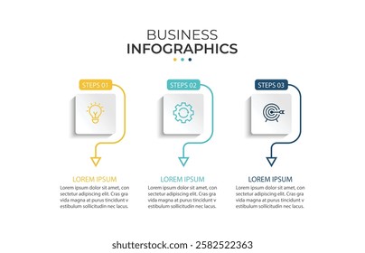 Vector Infographic label design template with icons and 5 options or steps.