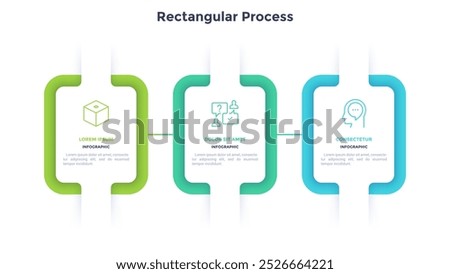 Vector Infographic label design template with icons and 3 options or steps. Can be used for process diagram, presentations, workflow layout, banner, flow chart, info graph.