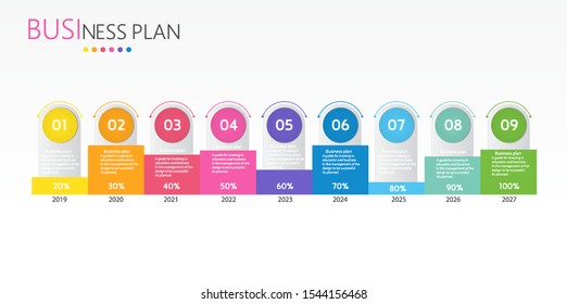 Vector infographic label template with 9 options icons or steps. Infographic for business concepts Can be used for graphics, data, charts