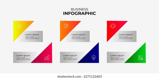 Plantilla de etiqueta de infografía vectorial con iconos. 8 opciones o pasos. Infografía para el concepto de negocio. Se puede usar para infografías, diagramas de flujo, presentaciones, sitios web, banners y más