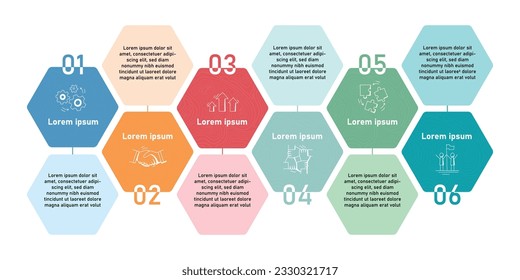 Vector infographic label template with icons. 5 options or steps, Business modern infographics sample