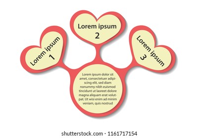 Vector infographic love