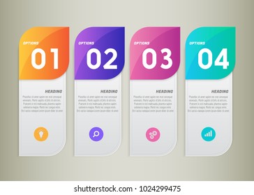 Vektorgrafik-Marketing-Symbole Workflow-Layout, Diagramm, Jahresbericht, Web-Design. 