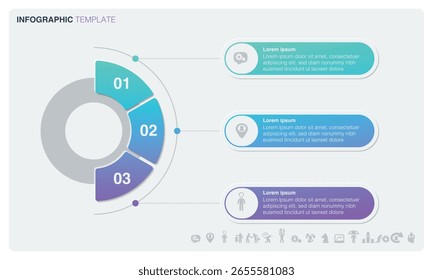 A vector infographic in a minimal style with a clean design.