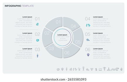 A vector infographic in a minimal style with a clean design.