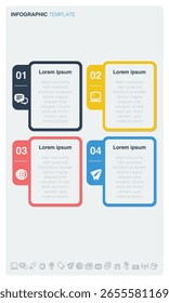 A vector infographic in a minimal style with a clean design.