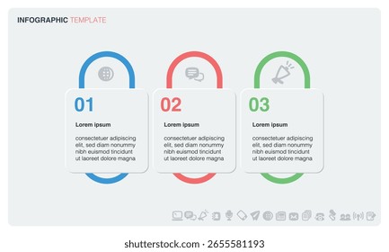 Um infográfico de vetor em um estilo mínimo com um design limpo.