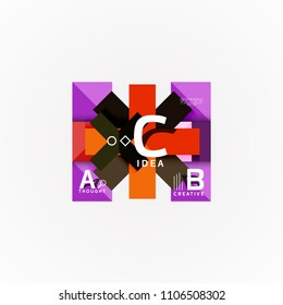 Vector infographic options banner, paper style design. Vector illustration for workflow layout, diagram, number options, step up options, web concept template