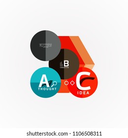 Banner de opciones de infografía vectorial, diseño de estilo de papel. Ilustración vectorial para diseño de flujo de trabajo, diagrama, opciones de número, opciones de paso, plantilla de concepto web