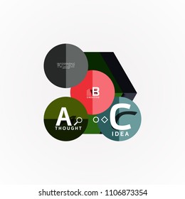 Vector infographic options banner, paper style design. Vector illustration for workflow layout, diagram, number options, step up options, web concept template