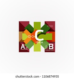 Banner de opciones de infografía vectorial, diseño de estilo de papel. Ilustración vectorial para diseño de flujo de trabajo, diagrama, opciones de número, opciones de paso, plantilla de concepto web