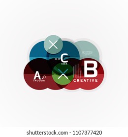 Vector infographic options banner, paper style design. Vector illustration for workflow layout, diagram, number options, step up options, web concept template