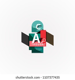 Vector infographic options banner, paper style design. Vector illustration for workflow layout, diagram, number options, step up options, web concept template
