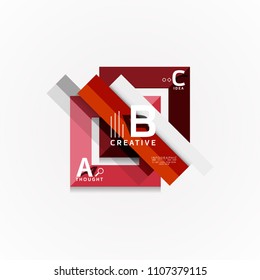 Vector infographic options banner, paper style design. Vector illustration for workflow layout, diagram, number options, step up options, web concept template
