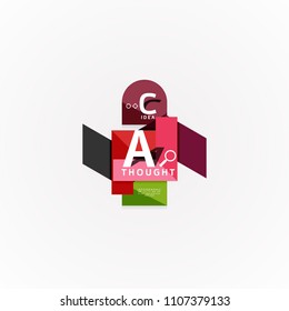 Vector infographic options banner, paper style design. Vector illustration for workflow layout, diagram, number options, step up options, web concept template