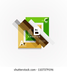 Vektorgrafik Optionen Banner, Papier Stil Design. Vektorgrafik für das Workflow-Layout, Diagramm, Zahlenoptionen, Optionen zum Aufheben, Vorlage für Webkonzepte