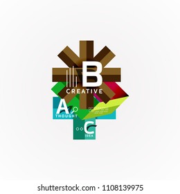 Vector infographic options banner, paper style design. Vector illustration for workflow layout, diagram, number options, step up options, web concept template