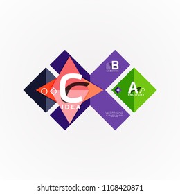 Vector infographic options banner, paper style design. Vector illustration for workflow layout, diagram, number options, step up options, web concept template