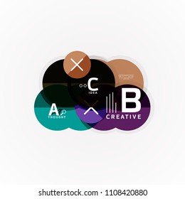 Vector infographic options banner, paper style design. Vector illustration for workflow layout, diagram, number options, step up options, web concept template