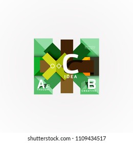 Banner de opciones de infografía vectorial, diseño de estilo de papel. Ilustración vectorial para diseño de flujo de trabajo, diagrama, opciones de número, opciones de paso, plantilla de concepto web