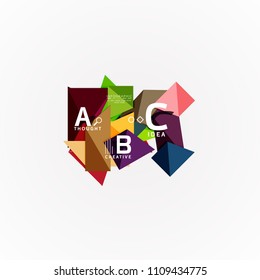 Banner de opciones de infografía vectorial, diseño de estilo de papel. Ilustración vectorial para diseño de flujo de trabajo, diagrama, opciones de número, opciones de paso, plantilla de concepto web