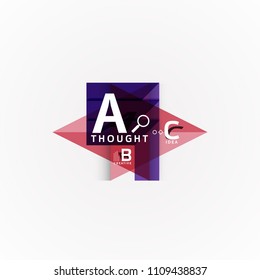 Vector infographic options banner, paper style design. Vector illustration for workflow layout, diagram, number options, step up options, web concept template