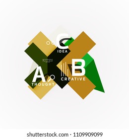 Vector infographic options banner, paper style design. Vector illustration for workflow layout, diagram, number options, step up options, web concept template