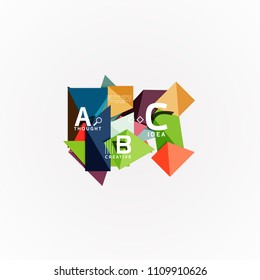 Vector infographic options banner, paper style design. Vector illustration for workflow layout, diagram, number options, step up options, web concept template