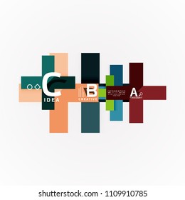 Vektorgrafik Optionen Banner, Papier Stil Design. Vektorgrafik für das Workflow-Layout, Diagramm, Zahlenoptionen, Optionen zum Aufheben, Vorlage für Webkonzepte
