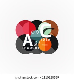 Vector infographic options banner, paper style design. Vector illustration for workflow layout, diagram, number options, step up options, web concept template