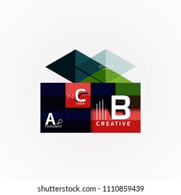 Vector infographic options banner, paper style design. Vector illustration for workflow layout, diagram, number options, step up options, web concept template