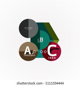 Banner de opciones de infografía vectorial, diseño de estilo de papel. Ilustración vectorial para diseño de flujo de trabajo, diagrama, opciones de número, opciones de paso, plantilla de concepto web