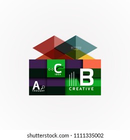 Vector infographic options banner, paper style design. Vector illustration for workflow layout, diagram, number options, step up options, web concept template