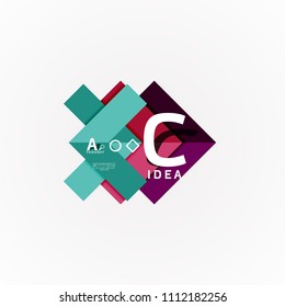 Banner de opciones de infografía vectorial, diseño de estilo de papel. Ilustración vectorial para diseño de flujo de trabajo, diagrama, opciones de número, opciones de paso, plantilla de concepto web