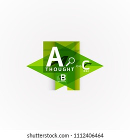Banner de opciones de infografía vectorial, diseño de estilo de papel. Ilustración vectorial para diseño de flujo de trabajo, diagrama, opciones de número, opciones de paso, plantilla de concepto web